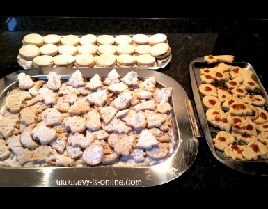 Alfajores y galletitas de Navidad